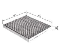 Filtro abitacolo Filtro al carbone attivo 1 987 432 392 BOSCH per MAZDA 2 CX-7