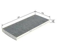 Filtro abitacolo Filtro al carbone attivo 1 987 432 410 BOSCH per MERCEDES-BENZ
