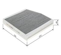 Filtro cabina BOSCH 1 987 435 505