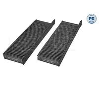 MEYLE Filtro Aria abitacolo Cartuccia filtro, Filtro al carbone attivo, elevata separazione polvere fine, Filtro NOx, Azione assorbente NOx, con potere assorbente degli odori, con effetto 11-12 326