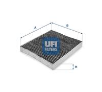 UFI Filters, Filtro Abitacolo ai Carboni Attivi 54.114.00, Filtro Abitacolo per Ricambio, Adatto a Auto, Applicabile su Diversi Modelli Audi, Lamborghini, Mercedes Benz, Seat, Skoda e Volkswagen