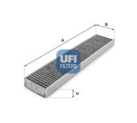 Filtro abitacolo Filtro al carbone attivo 54.119.00 UFI per JAGUAR FORD