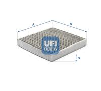 Filtro abitacolo Filtro al carbone attivo 54.122.00 UFI per RENAULT LAGUNA II