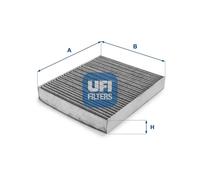 Filtro abitacolo Filtro al carbone attivo 54.136.00 UFI per FORD S-MAX MONDEO IV