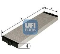 Filtro abitacolo Filtro al carbone attivo 54.157.00 UFI per LANCIA THESIS