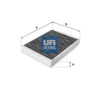 Filtro abitacolo Filtro al carbone attivo 54.166.00 UFI per CITROËN PEUGEOT