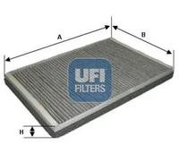 Filtro abitacolo Filtro al carbone attivo 54.174.00 UFI per RENAULT ESPACE IV