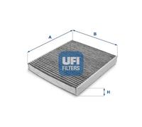 UFI 54.199.00 Filtro abitacolo per VW Polo Schrägheck (6R1, 6C1) Filtro al
