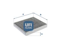 Filtro abitacolo Filtro al carbone attivo 54.238.00 UFI per OPEL CHEVROLET