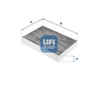 Filtro abitacolo Filtro al carbone attivo 54.257.00 UFI per DACIA RENAULT