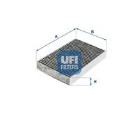 Filtro abitacolo Filtro al carbone attivo 54.285.00 UFI per RENAULT NISSAN