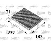 Filtro abitacolo Filtro al carbone attivo 698692 VALEO per LANCIA FIAT
