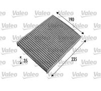 Filtro abitacolo Filtro al carbone attivo 698693 VALEO per FORD MAZDA