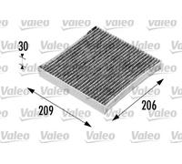 Filtro abitacolo Filtro al carbone attivo 698715 VALEO per RENAULT LAGUNA II