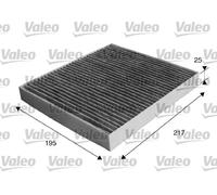 Filtro abitacolo Filtro al carbone attivo 715537 VALEO per FIAT DODGE JEEP