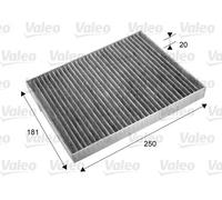 Valeo Filtro abitacolo PROTECT 715667 Antipolline con carbone attivo contro polvere, batteri, gas