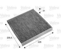 Filtro abitacolo Filtro al carbone attivo 715678 VALEO per HONDA ACCORD VIII