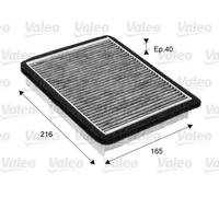 Filtro abitacolo Filtro al carbone attivo 715682 VALEO per LADA 110 112 111