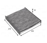 Filtro abitacolo Filtro al carbone attivo 715725 VALEO per RENAULT DACIA