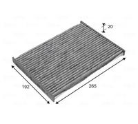 Filtro abitacolo Filtro al carbone attivo 715732 VALEO per NISSAN X-TRAIL II