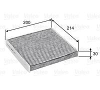 Filtro abitacolo Filtro al carbone attivo 715747 VALEO per FORD TRANSIT Autobus