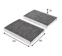 Filtro abitacolo Filtro al carbone attivo 715835 VALEO per BMW 7 5 5 Touring X5
