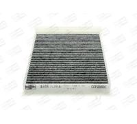 Filtro abitacolo Filtro al carbone attivo CCF0060C CHAMPION per RENAULT