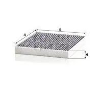 Filtro abitacolo Filtro al carbone attivo CUK 24 017 MANN-FILTER per TOYOTA KIA