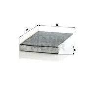 MANN-FILTER CUK 26 006 Filtro aria cabina - Filtro Antipolline con Carbonio attivato - per Autovetture + veicoli commeriali