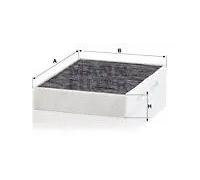 Filtro cabina MANN-FILTER CUK 28 016