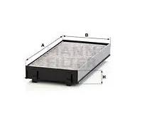 Filtro cabina MANN-FILTER CUK 2941-2