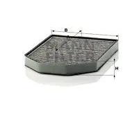 Filtro cabina MANN-FILTER CUK 2949-2