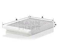 MANN-FILTER Filtro cabina CUK 30 012 - Filtro antipolline con carbonio attivato