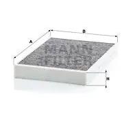 Filtro cabina MANN-FILTER CUK 34 003