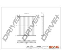 Filtro abitacolo Filtro al carbone attivo DP1110.12.0163 Drve+ per HONDA