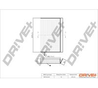 Filtro abitacolo Filtro al carbone attivo DP1110.12.0165 Drve+ per RENAULT