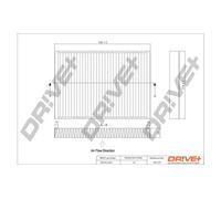 Filtro abitacolo Filtro al carbone attivo DP1110.12.0185 Drve+ per AUDI BENTLEY