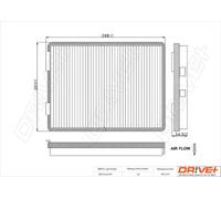 Filtro abitacolo Filtro al carbone attivo DP1110.12.0190 Drve+ per BMW BENTLEY