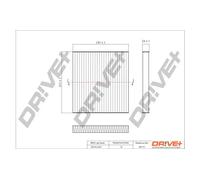 Filtro abitacolo Filtro al carbone attivo DP1110.12.0192 Drve+ per MAZDA 2 CX-7