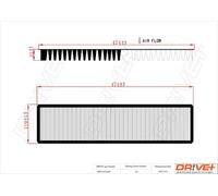 Filtro abitacolo Filtro al carbone attivo DP1110.12.0200 Drve+ per MINI MINI