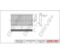Filtro abitacolo Filtro al carbone attivo DP1110.12.0230 Drve+ per CADILLAC