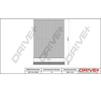 Filtro abitacolo Filtro al carbone attivo DP1110.12.0235 Drve+ per FIAT PEUGEOT