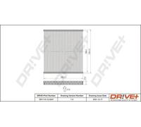 Filtro abitacolo Filtro al carbone attivo DP1110.12.0247 Drve+ per TOYOTA
