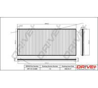 Filtro abitacolo Filtro al carbone attivo DP1110.12.0288 Drve+ per BMW