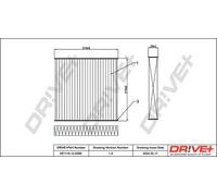 Filtro abitacolo Filtro al carbone attivo DP1110.12.0299 Drve+ per SMART