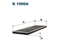 Filtro abitacolo Filtro al carbone attivo K 1000A FILTRON per OPEL IRMSCHER