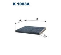 FILTRON K 1083A Abitacolo - per AUTOVETTURE + VEICOLI COMMERCIALI