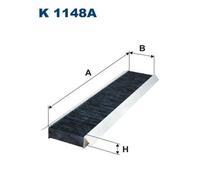 Filtro cabina FILTRON K1148A
