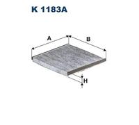 Filtro cabina FILTRON K1183A