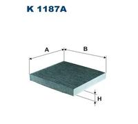 Filtro abitacolo Filtro al carbone attivo K 1187A FILTRON per HONDA GREAT WALL